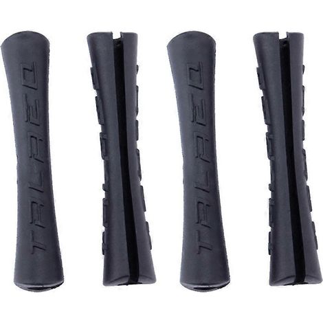 Kunststoff-schutzhüllen Für Fahrradbremszüge (schwarz) – 4,10 X 0,35 X 4,10 Cm – Schwarz