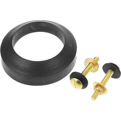 Dichtungssatz Für Wc-spülkasten, Ersatzteile Für Wc – 10,50 X 10,50 X 3,00 Cm – Schwarz