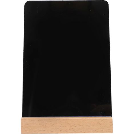 Wiederverwendbare Kreidetafel, Kleine Pinnwand Mit Sockel (a6-format) – 14,5 X 11,5 X 7 Cm – Schwarz