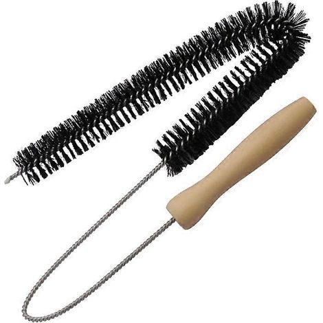Reinigungsbürste Für Wäschetrocknerabluftkanäle, Flexible Kühlschlangenbürste – 76,5 X 3 Cm – Schwarz