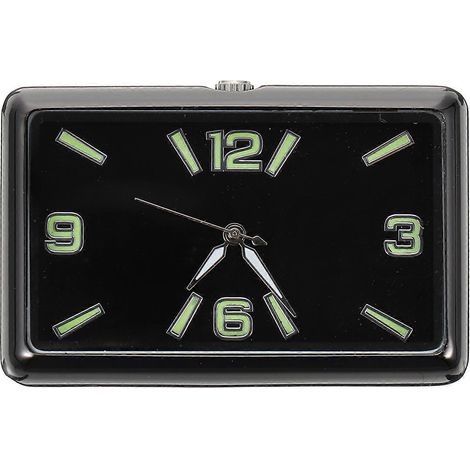 Dekorative, Quadratische, Selbstklebende Autouhr Für Das Armaturenbrett – 4,80 X 3,20 X 0,80 Cm – B