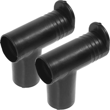 Set Mit 2 Rechtwinkligen Verbindern Für Kleiderständer – 7,00 X 6,10 X 2,50 Cm – Schwarz
