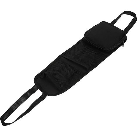 Multifunktionaler Sitzorganizer Mit Seitentasche (schwarz) - 74 X 14 Cm - Schwarz