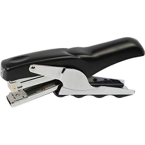Metallgriff-heftgerät, Effizienter Hefter Ohne Nähnadel (schwarz) – 17,2 X 3,2 Cm – Schwarz