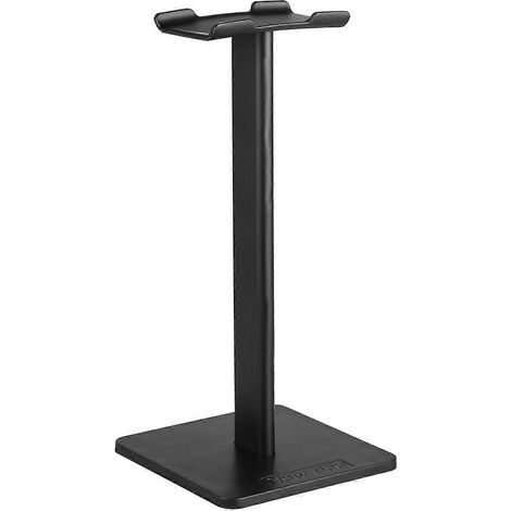 Kompakter Kopfhörerständer Aus Aluminium (schwarz) - Schwarz
