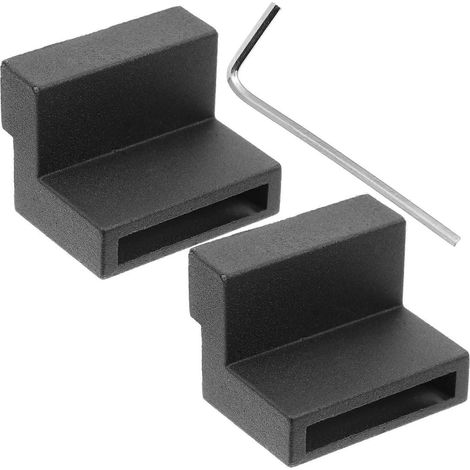 Paar Türstopper Aus Zinklegierung Für Scheunentore – Zubehör – 5,00 X 4,50 X 3,50 Cm – Schwarz