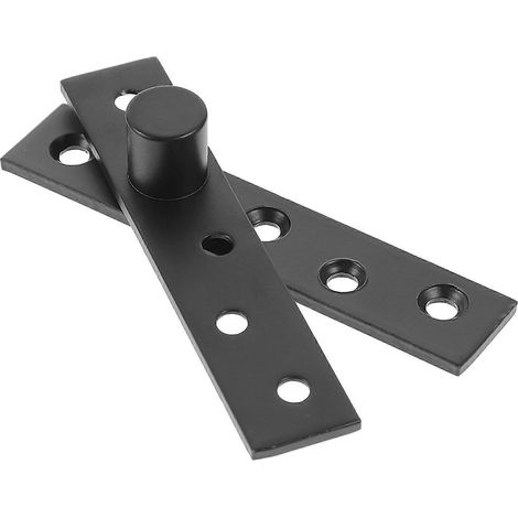 Drehscharnier, Türscharnier Mit Schwenkmechanismus, Verdecktes Scharnier, Drehscharnier Aus Edelstahl – 9,50 X 2,20 X 2,00 Cm – Schwarz