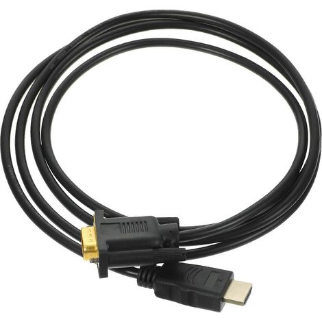 1 Hdmi-zu-vga-kabel, Praktisch Und Nützlich Für Den Heimgebrauch – Schwarz