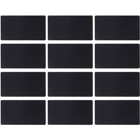 50 Farbig Eloxierte Aluminiumplatten, 0,2 Mm Dick, Für Maschinelle Und Cnc-gravur Geeignet (schwarz)