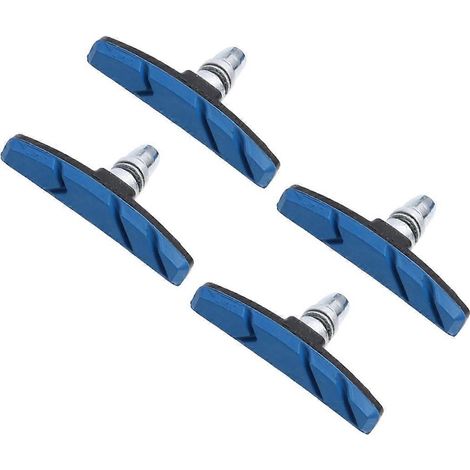 Paar V-brake-bremsbeläge Für Rennräder Und Mountainbikes, Fahrradzubehör Für V-brake-mountainbike-bremssysteme (blau) – 4 Stück – Blau