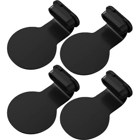 4er-pack Selbstklebende Staubschutzstopfen Für Datenanschlüsse, Kompatibel Mit Usb-c-anschlüssen. – 2,30 X 1,60 X 0,40 Cm – Schwarz