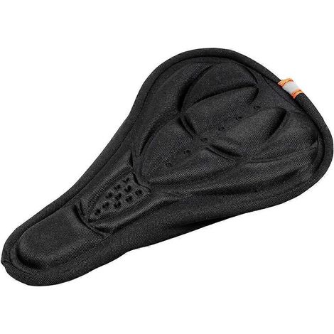 Universeller 3d-sitzbezug Aus Dickem Silikonschwamm Für Mountainbikes (schwarz) – 27,00 X 17,00 X 1,00 Cm – Schwarz