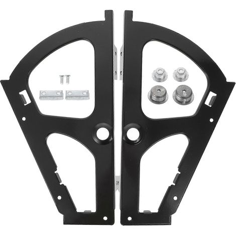 Schuhregalhalterungen, Schuhregalrahmen, Schuhregalböden – 23,5 X 13 X 2 Cm – Schwarz