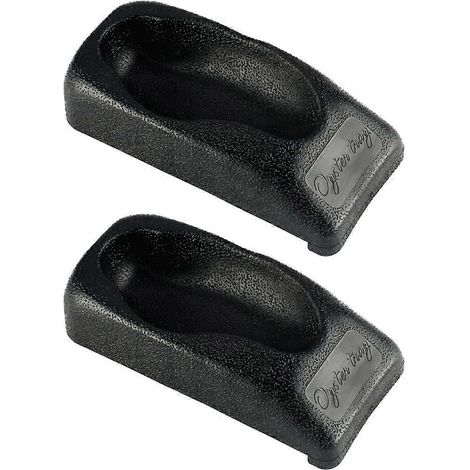 Set Mit 2 Austernzangen, Austernhaltern, Küchenwerkzeug Zum Öffnen Von Austern (schwarz) – 14,40 X 6,50 X 3,40 Cm – Schwarz