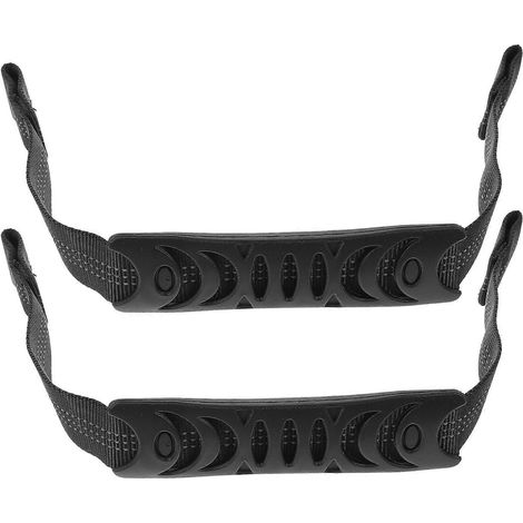 Set Mit 2 Kopfstützengriffen Fürs Auto, Kopfstützenhalterung Aus Nylon, Zubehör Für Die Rückbank – 39,5 X 3 X 1 Cm – Schwarz