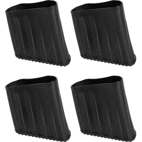 Set Mit 4 Rutschfesten Pads Für Haushaltsleitern, Leiterfußschoner, Leiterzubehör – 5,00 X 4,30 X 2,70 Cm – Schwarz