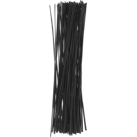 500 Verzinkte Kabelbinder Aus Eisen, 15 Cm (schwarz)