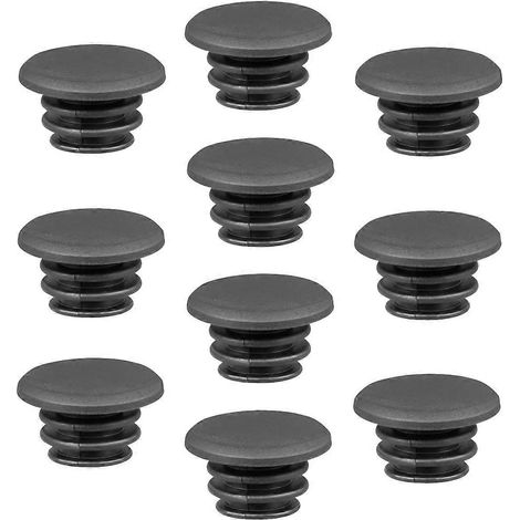Vorcool 10er-pack Lenkerendkappen (22 Mm) Für Rennrad, Mountainbike, Bmx Und Bmx-griffe (schwarz) – 2,75 X 2,75 X 1,60 Cm – Schwarz