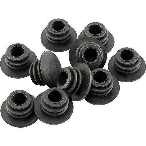 10 X 22 Mm Lenkerendkappen Für Rennrad-, Mountainbike-, Bmx- Und Mtb-griffe (schwarz) – 2,75 X 2,75 X 1,60 Cm – Schwarz