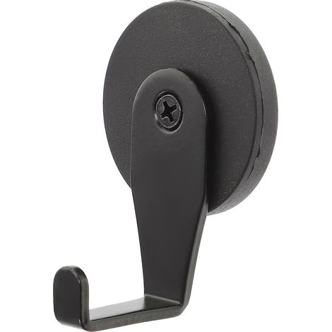 Magnetischer Kranzhaken, Kleiderhaken, Handtuchhaken, Magnetischer Hängehaken, Küchenhaken – 6,50 X 4,50 X 4,00 Cm – Schwarz