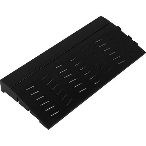 Türschwellenrampen – Rollstuhlrampen – Kehrroboter Für Einfahrten Und Gehwege – 20,00 X 9,00 X 2,00 Cm – Schwarz