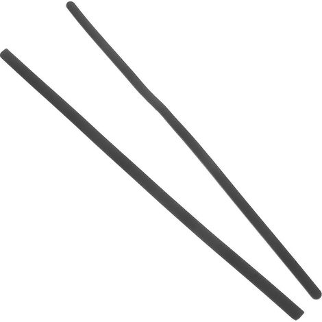 Set Mit 2 Rutschfesten Gummischutzstreifen Für Die Unterseite Des Dell Latitude 7400 E7400 Laptop-gehäuses – 24,80 X 0,65 X 0,20 Cm – Schwarz