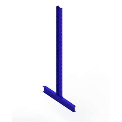 Meta Kragarmregal Ständer IPE140 doppelseitig 2500 x 500 mm Enzianblau Multistrong M