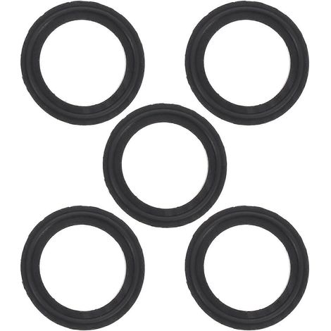 Ersatz-o-ring Für Tri-clamp-verschraubung (5er-pack), Kompatibel Mit Tri-clover. – 5,05 X 5,05 X 0,45 Cm – Schwarz