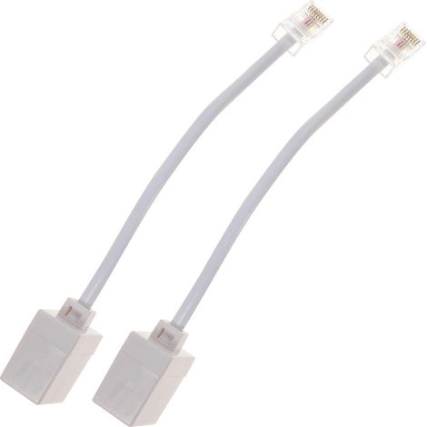 Rj11-auf-rj45-adapter (telefon Auf Ethernet) – 18,00 X 2,20 X 1,50 Cm – Wie Abgebildet