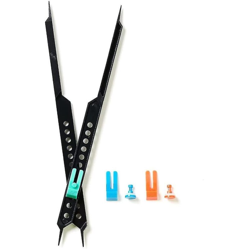 Verstellbares 25 Cm (10 Zoll) Kunststoff-proportionalzeichenlineal, Künstlerwerkzeug (1 Stück)