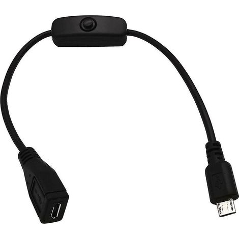 Stromkabel Für Raspberry Pi 5v Micro-usb Stecker Auf Buchse