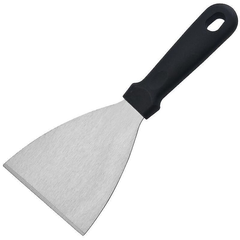 Grillspatel Aus Edelstahl, Schaber, Pfannkuchenwender, Teppanyaki-spatel, Küchenutensilien Für Grillabende Im Freien - 1