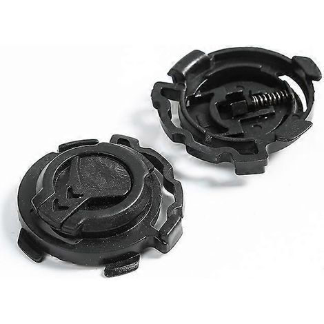Paar Motorradhelm-visierschnallen, Windschutzscheiben-verschlussschnalle – 4,14 X 4,14 X 1,00 Cm – Schwarz