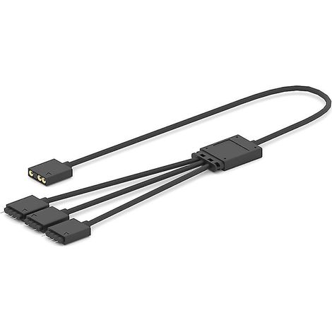 30 Cm Langes 5v 3-pin Argb-verlängerungskabel, 1 Auf 3 Rgb-led-splitter
