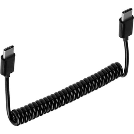 Federbelastetes, Einziehbares Usb 3.1-kabel, Usb-c-zu-usb-c-lade- Und Datenkabeladapter