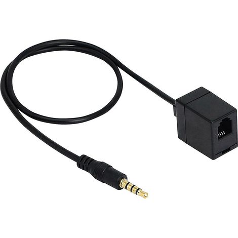 3,5-mm-trrs-stecker Auf Rj9-4p4c-buchse-verlängerungskabeladapter Für Telefonleitungen