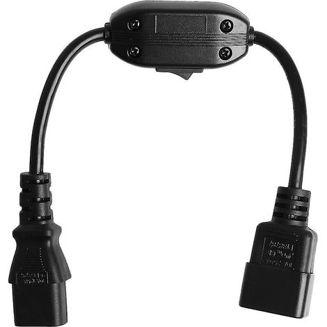 Y-förmiges Stromverteilerkabel Iec 320 C14 Stecker Auf C13 Buchse