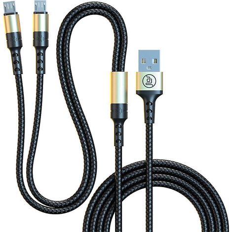 2-in-1 Micro-usb-ladekabel Für Smartphones/tablets, 150 Cm
