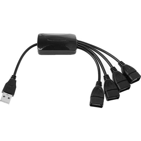 Robuster 480-mbit/s-usb-2.0-hub, Usb-splitter, 25 Cm Usb-kabel