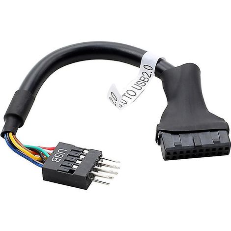 Usb 3.0 Buchse 19-polig Auf Usb 2.0 Stecker 9-polig Motherboard-kabeladapter (480 Mbit/s)