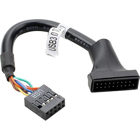 Usb 3.0 19-poliger Stecker Auf Usb 2.0 9-polige Buchse Adapterkabel Für Motherboard-gehäuse