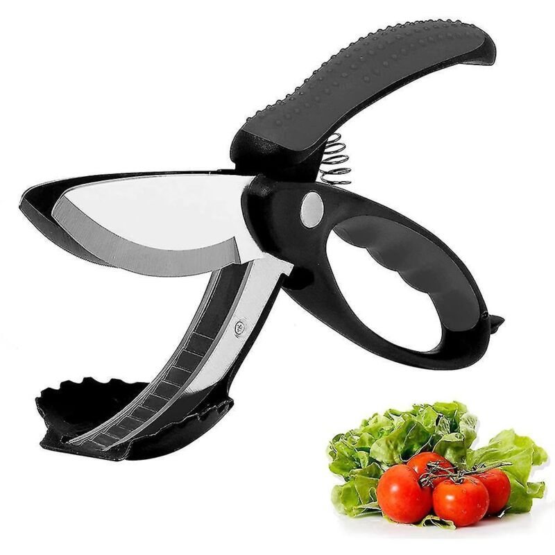 Salatschere Für Gehackten Salat, Verbesserte Salatschere Zum Mischen Und Schneiden Von Salat