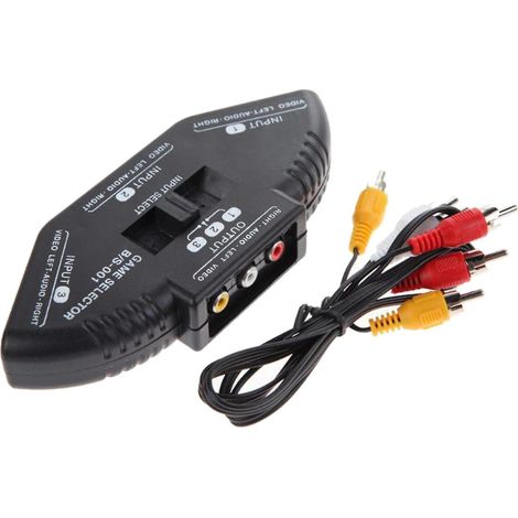 Av-rca-splitter-schalter (1 Auf 3), Wahlschalter, Av-audio-/video-signalumschalter