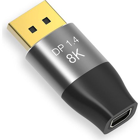 Dp 1.4 Stecker Auf Mini-dp-buchse Adapter Für Filme, Spiele Und Heimkino