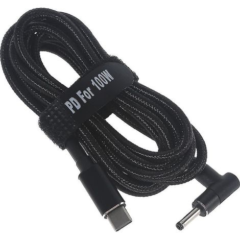 100-w-usb-typ-c-ladekabel (stecker) Mit 3,5 X 1,35 Mm Dc-stecker