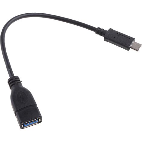 Ultrakurzes 20 Cm Usb-c-kabel, Usb-c-stecker Auf Usb 3.0-buchse, Zum Laden Und Zur Datensynchronisierung.
