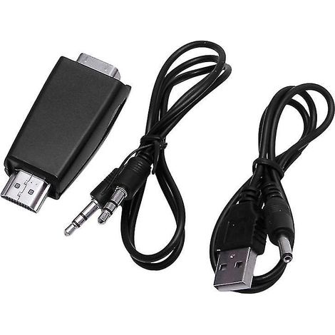 Hdmi-stecker Auf Vga-hd-videokonverter Mit Audiokabel