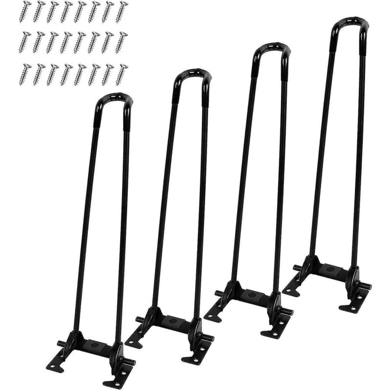 Set Mit 4 Klappbaren Tischbeinen (34 Cm) Aus Robustem Metall Für Laptoptische Von Lmell – Geschenkidee Für Cafés