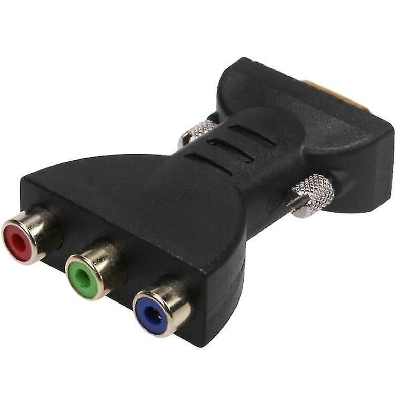 3rca Rgb-buchse Auf 15-poligen Vga Hd-komponenten-videoadapter