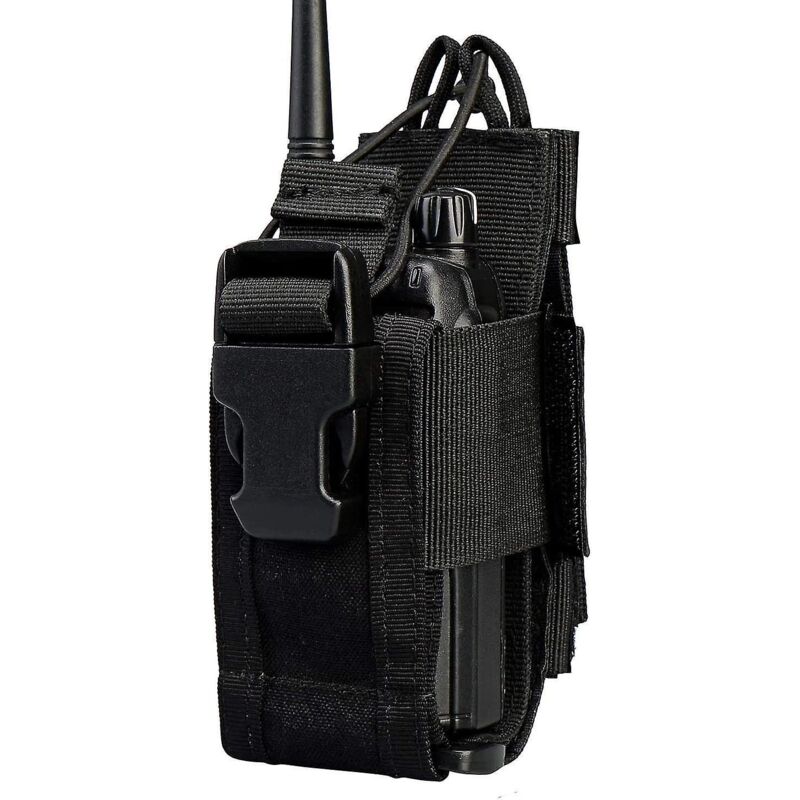 Outdoor-walkie-talkie-funkgerätetasche, Tasche Für Drahtlose Taktische Funkgeräte (schwarz)